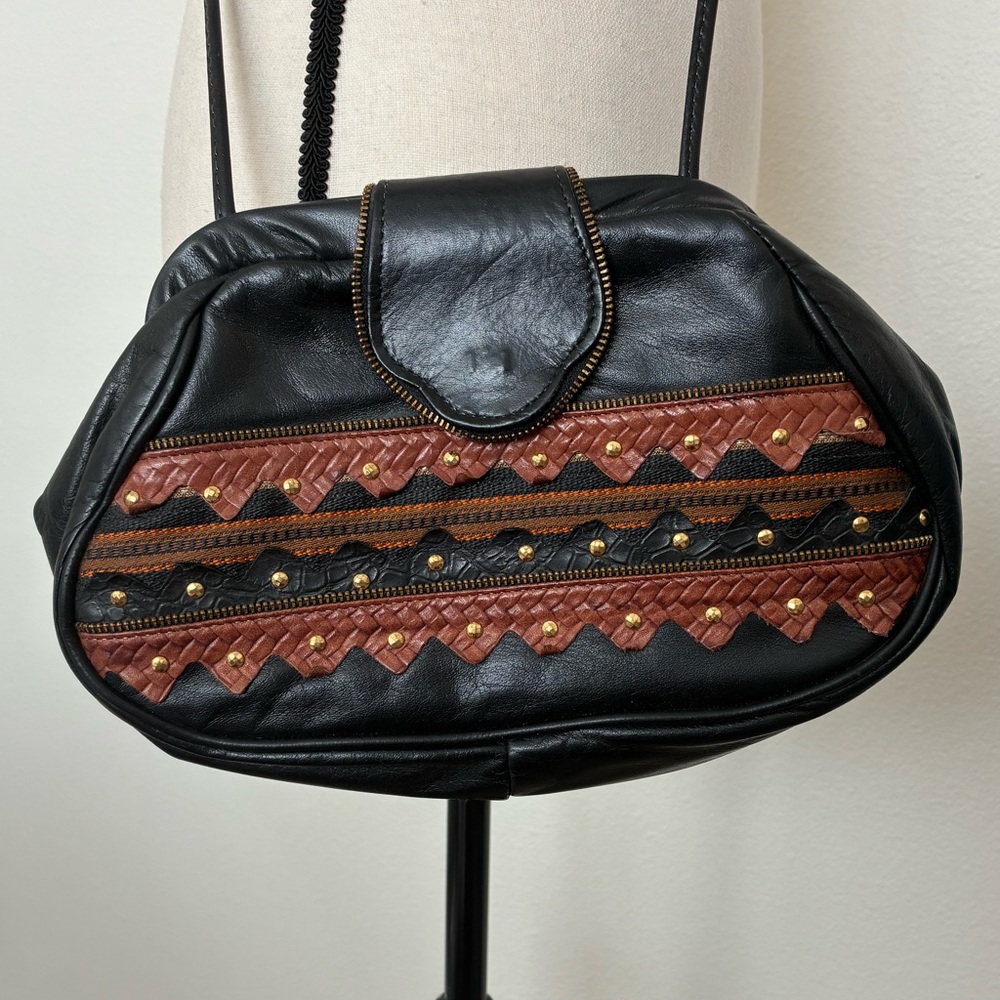 Vintage Samir Handbags Leather Clutch or Crossbody